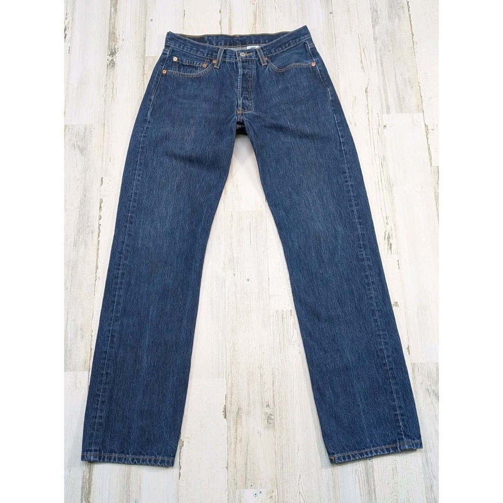 Vintage Y2K Levis Jeans Mens Fits 31x33 Denim 501 Button Fly (Tag 33x34)